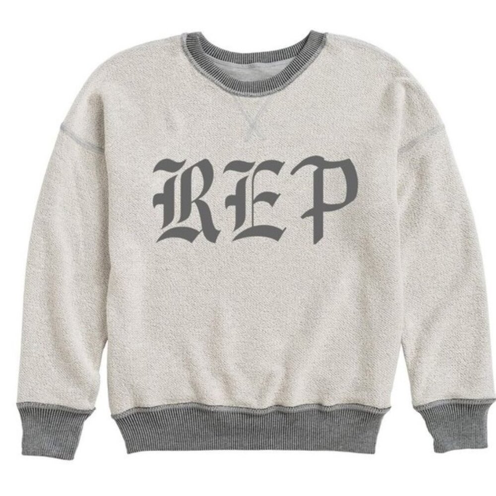 Taylor Swift Reputation Era Reversible Crewneck Sweatshirt Size Large
